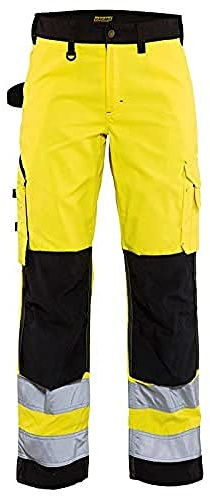 Blakläder High-Vis Damenhose ohne Nageltaschen und Arbeitshose ohne Werkzeugtaschen