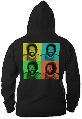 Bud Spencer Herren B.Joe Fotoautomat Zipper (schwarz) (S)