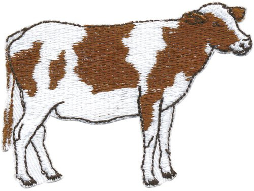 Aufnäher - KUH RIND - 00948 - Gr. ca. 9,5cm x 6,5cm