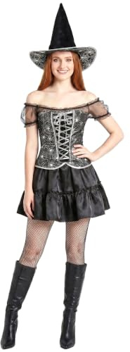 DEGUISE TOI Hexenkostüm Sexy Halloween für Damen - Schwarz