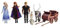 Hasbro Frozen Multipack con Personaggi e Slitta, Include le Bambole Fashion di Elsa, Anna, Kristoff, Olaf e Sven Ispirate al Film Disney Frozen 2