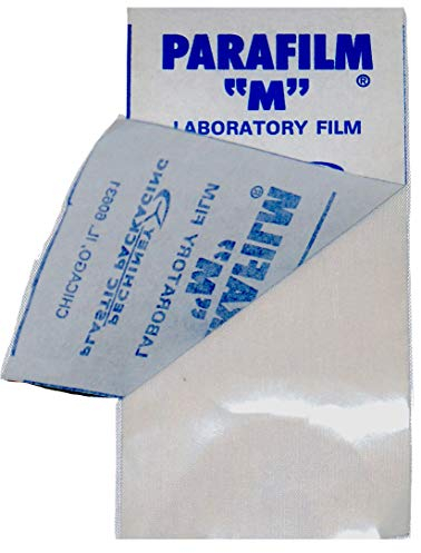 Parafilm 10Stück erhältlich Verschlussband EXTRABREIT 10x5cm zum Verschließen Abkleben Isolieren Verschiedenster Flaschen oder Behälter (10 Stück)