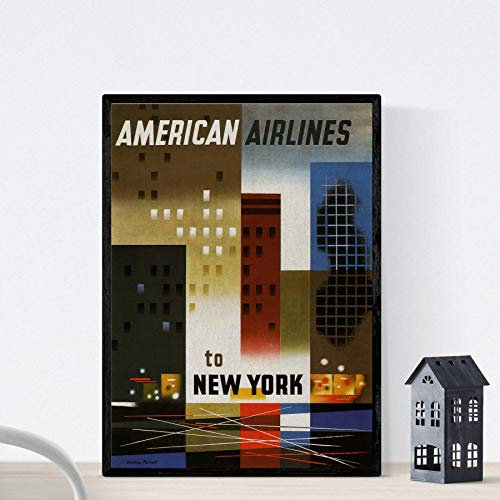 Nacnic Vintage Poster Vintage Poster Amerika. New York. A3 Größe