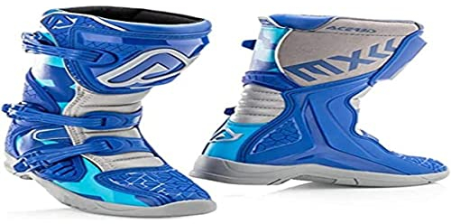 ACERBIS STIVALI X-TEAM KID BLU/GRIGIO T.36