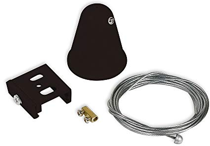 3-Phasen S1 Seilabhängung 10-200cm, schwarz