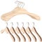 IMIKEYA 10Pcs Puppen Kleiderbügel: 12 cm Mini Kleiderbügel Puppenschrank Holz Puppenkleiderbügel - Miniaturkleiderbügel geeignet für 1/3-BJD-Puppen Puppenkleider