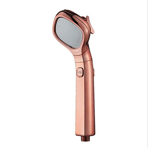 Pommeau de douche pressurisé à 4 vitesses nouveau pistolet de pulvérisation carré pulvérisateur à engrenages haute pression filtre à main d'économie d'eau accessoires de salle de bain-Rose_Gold