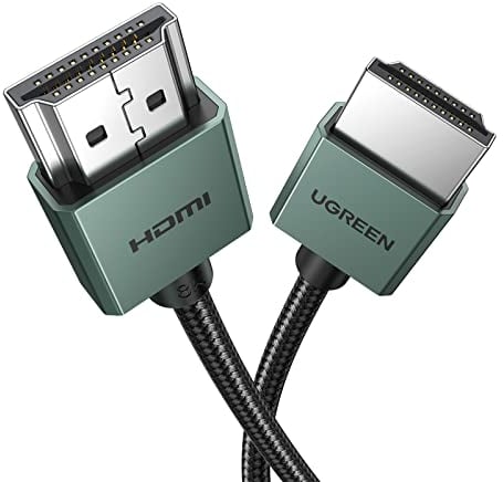 UGREEN Cable HDMI 2.1 Certificado 8K 10K 60Hz 4K 120Hz Dynamic HDR HDCP eARC Dolby Atmos Alta Velocidad 48Gbps Aluminio Compatible con Mac mini M4 Pro Monitor HDTV PS5 PS4 Xbox PC Proyector 1M