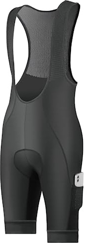 CEROTIPOLAR Herren Radhose Bib Shorts mit Langstrecken-Polster – Atmungsaktiv, Schnelltrocknend, UPF50+ Sonnenschutz