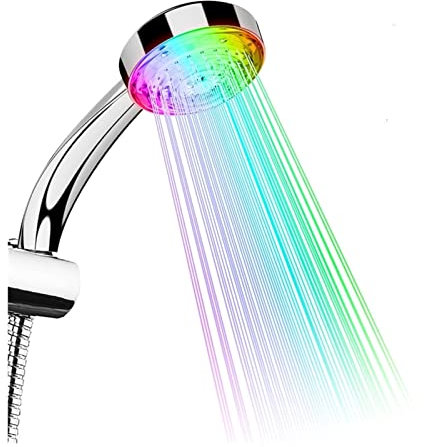 SXOPU Color Cambio Cabeza Cabeza LED LED Light WORLING AUTOMÁTICO 7 Color Cambio AUTOMÁTICO AUTOMÁTICO Agua DE Agua DE Agua DE Agua DE Ducha DE DUCCIÓN DE CABATORIA Ducha