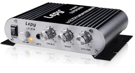 PAKLIF Amplificador de coche 600W Bluetooth 2.1 canal Altavoces estéreo de alta fidelidad Super Bass