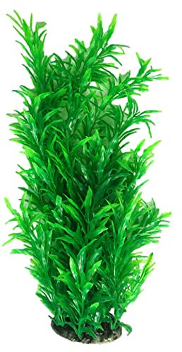 Wzxhew Accessoires pour aquarium - Décoration d'aquarium - Plantes aquatiques en plastique - Vase - Fleurs artificielles (A, taille unique)