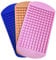 3PCS Mini Bacs à Glaçons Silicone,160 Grille Moule Carré en Silicone Mini Bac Cuisine Bar Moule Petit Outil de Fabrication de Glaçons 3 Bleu