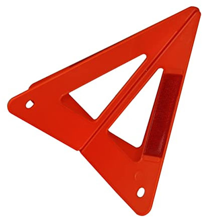 Mikinona Triangles D'avertissement De Sécurité Routière Pliants Kit De Signalisation Réfléchissant Pour Voiture Urgence En Plastique Robuste Outil D'avertissement De Sécurité Routière