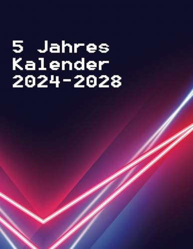 5 Jahres Kalender 2024-2028: Monatsplaner 24-28 Din A4, 5 jahres planer 60 Monate , mit Deutschlands gesetzliche Feiertage | Einzigartige Geschenkidee für Ihre Lieben