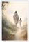Jesus Wandkunst Leinwand Gemälde Follow Me Jesus Bild Jesus Walking Art Göttliche Barmherzigkeit Poster Drucke Christliche Wanddekoration für Schlafzimmer Wohnzimmer Kinderzimmer