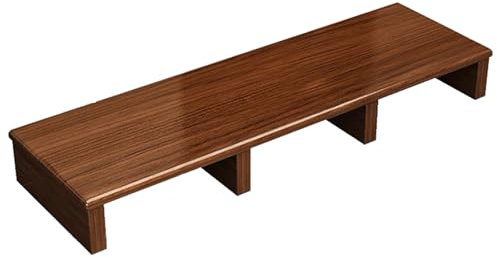 TRAGLO Marchepied en Bois pour intérieur et extérieur, avec Coussinets antidérapants, Hauteur 12/15 cm, Marche de Chevet pour Personnes âgées(Size:100x30x15cm)