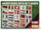 EM Fanartikel Magnet Flagge Fahne für Auto Deko Alle Länder verschiedene Größen (Übersicht (Alle 24 Nationen), L (45x30cm))