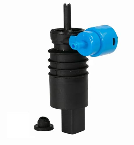 Rufutle Pompe de Lave-Glace pour Audi A3 8L1 A6 4B2 C5A4 8D5 B5 8E5 B6 A4 8P1 8PA 8ED, Pompe de Lave-Glace d'essuie-Glace Avant 1K6955651