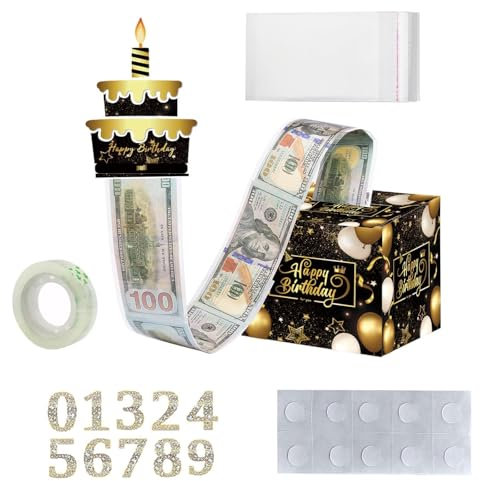 Lustige Geldgeschenke Geburtstag 18, 18. Geburtstag Spardose für Bargeld Geschenk Ziehen, Geldgeschenke Geburtstag Überraschungsbox, DIY Geldgeschenke Überraschungsbox, für Ihre Familie, Freunde