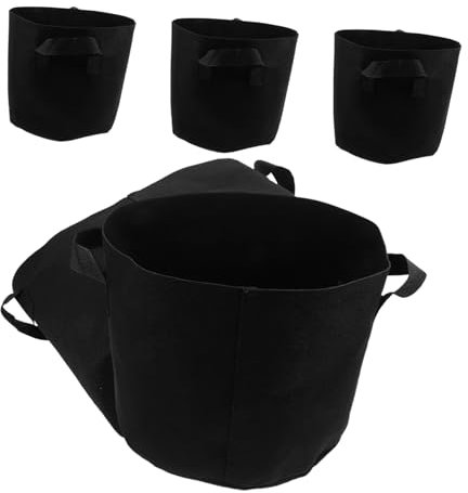 Kisangel Bolsas De Cultivo De 5 litros Macetas De Tela No Tejidas para Plantas Cultivo De Patatas y Más