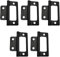 5Pcs Black Flush Hinges,2 Inch Iron Door Hinges for Drawer Cabinet Internal Door