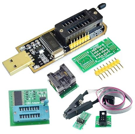SOP8 Test Clip for EEPROM 25CXX / 24CXX BIOS USB Programmer CH341A SOP8 Clip 1.8V Adapter for 24 25 Series Flash with 200-209mil Adapter