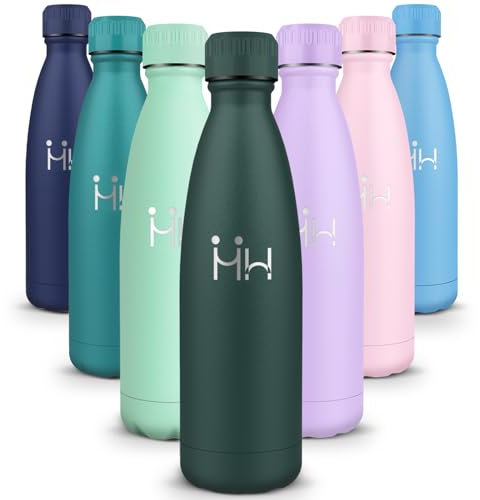 HoneyHolly Botella agua Acero Inoxidable, Botella Termica - 750ml sin BPA, Botella de Agua Deportiva, Doble Pared al Vacío a Prueba de Fugas, Cantimplora Termica para Gimnasio