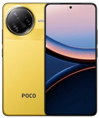 XIAOMI POCO F7 Ultra 5G smartphone, 16+512GB,Giallo, 50MP fotocamera principale, 5300 mAh batteria (tipi) con 120 W HyperCarge, IP68, caratteristiche AI (senza caricabatterie incluso)