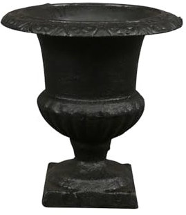 HTdeco Vase Medicis - 100% Fonte de Fer