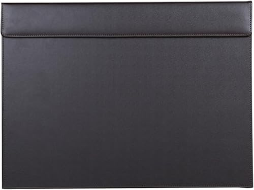 KINGFOM Schreibtischunterlage PU Leder Schreibtisch Unterlage, Schwarz Schreibunterlage/Schreibtisch Unterlegmatte/Tischunterlage Schreibtisc (Braun-A189)