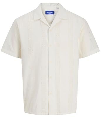 JACK & JONES Herren Kurzarmhemd | Baumwolle | Regular Fit | Kentkragen | kariert | wärmend | Knöpfe | elegant-Style | ideal für Casualmode