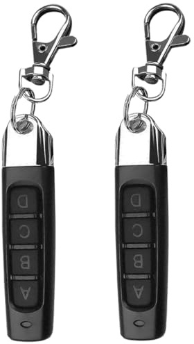 Duplicatore di telecomando 4 in 1 2 pezzi 433/315 MHz duplicatore remoto per garage sostituzione chiave wireless apriporta universale chiave di controllo cancello garage