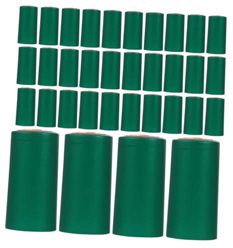 MAGICLULU 250stücke Schrumpfkapseln Für Weinflaschen PVC-schrumpffolie Verschlusskappen Zubehör Für Weinflaschen Für Zuhause Restaurants Und Partys