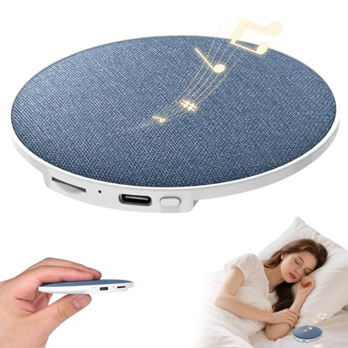 Jadyon Haut-Parleur Bluetooth pour Oreiller – Haut-Parleur Bluetooth à Glisser sous L'Oreiller avec Bruit Blanc – Mini Haut-Parleur pour Oreiller – Haut-Parleur Portable pour Une éCoute PrivéE Au Lit