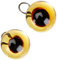 GLOREX Augen Glas/Oese, Mehreres, Orange, 11 x 5,5 x 1 cm, 2-Einheiten