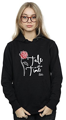 Disney Women's Tale As Old As Time Rose Hoodie