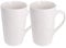 YBCPACK 2 Pack 16 OZ 450ml Porcelain Mug Coffee Cup Plain Large Tall White Ceramic Cup Milk Tea Coffee Mug with Handle