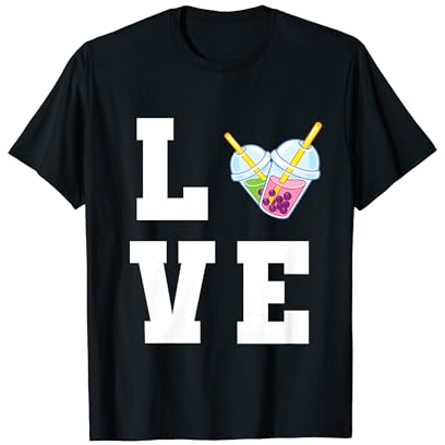 Lustig Bubble Tea Becher - Love Bubble Tea T-Shirt