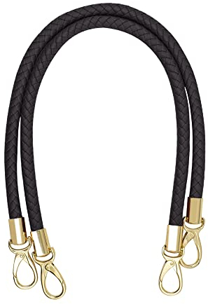 besbomig 2 Stück Taschengriff Ersatzriemen PU Taschenriemen für Geldbörse Tote Handtasche Umhängetaschen 60cm Schultergurt Zubehör,Dunkelbraun