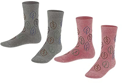 Esprit Unisex Kinder Socken Forest 2-Pack, Lyocell, 2 Paar, Mehrfarbig (Sortiment 10), 31-34