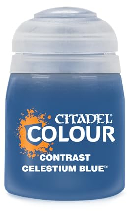 Games Workshop Citadel Celestium Blue Paint - Wh Colour - Contrast Model Paint - 18ml