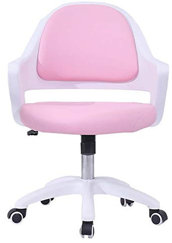 CJGKDJS Nordic Schreibtischstuhl mit höhenverstellbarem, drehbarem Drehstuhl für Frauen, Erwachsene und Kinder, Pink