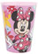 GOBELET RÉUTILISABLE POUR ENFANTS EN PLASTIQUE SANS BPA 260 ML | MINNIE MOUSE SPRING LOOK, Rose