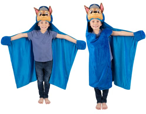 Franco Paw Patrol Kinder-Bettwäsche, super weich und gemütlich, tragbar, Kapuze, 127 x 76,2 cm (offizielles Lizenzprodukt)