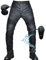 Homme Pantalon de Moto en Jean imperméable et coupe-vent Stretch Anti-déchirure Casual Vintage Pantalon de Protection avec Amovible Améliorée Protéger Pads pour Racing Vélo (Black,XL)
