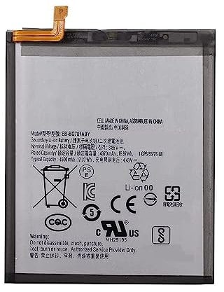 Ukkipower EB-BG781ABY 1ICP6/63/76 Replacement Battery Compatible With Galaxy A52 5G SM-A526U SM-A525F SM-A526B (3.8V 4500mAh)