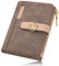 REETEE Porte Monnaie Femme en PU Cuir Porte Feuilles pour Femmes Petit Format Courte Portefeuille Femme Porte-chéquiers Porte-Cartes 7 Emplacements pour Cartes et Zippé Pochette à Monnaie (Gris)