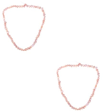 CALLARON 2st Kostüm Perlenkette Perlenketten Für Damen Barocke Perlenkette Lila Perlenkette De Para Mujer Perlenkette Für Damen Perlenkette Damen Halskette Fräulein Frisches Wasser Violett