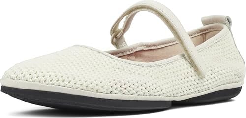 Camper Women's Right Nina K201402 Ballerina, White Natural 007, 6 UK